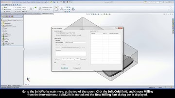 SolidCAM iMachining Training Course - Exer #8: Define the CAM-Part for iMachining 3D (typical)