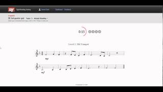 Overview of assignments at Sight Reading Factory