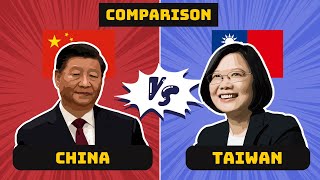 China Vs Taiwan Country Comparison  In 2024 by Precious Data 1,646 views 4 months ago 4 minutes, 9 seconds