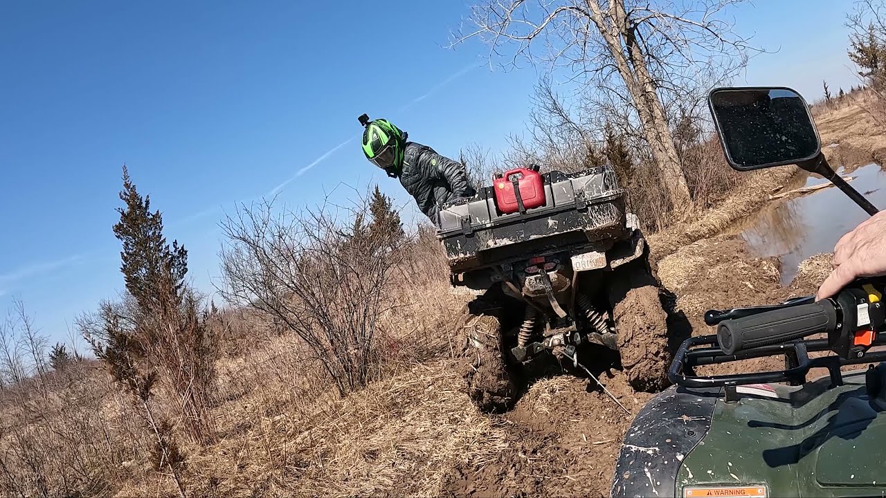 ATV on an Ontario forest trail