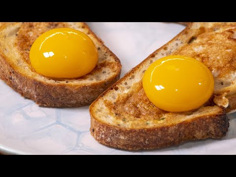 Теперь делать яичницу на завтрак вы будете только так. Бутерброды из яиц.