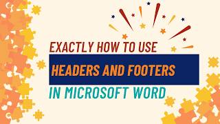 How to Use Headers and Footers in Microsoft Word (Beyond Just Page Numbers)