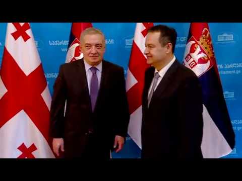 გიორგი ვოლსკის შეხვედრა სერბეთის რესპუბლიკის საგარეო საქმეთა მინისტრთან