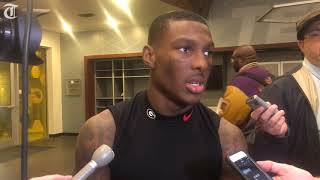 Mecole Hardman reacts to Georgia’s win