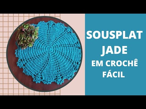 SOUSPLAT EM CROCHÊ FÁCIL E RÁPIDO