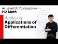 H2 Math Differentiation Applications | A-Level/JC, Singapore Tuition