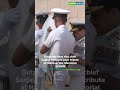 Outgoing Vice Navy Chief Sanjay Vatsayan Pays Tribute at National War Memorial #shorts