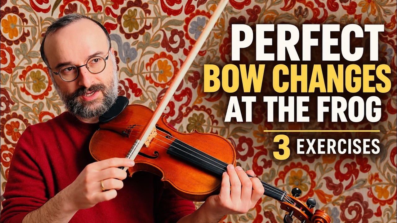 Obejrzyj Imperceptible Bow Changes at the Frog (Violin Exercise) w YouTube Obejrzyj Imperceptible Bow Changes at the Frog (Violin Exercise) w YouTube