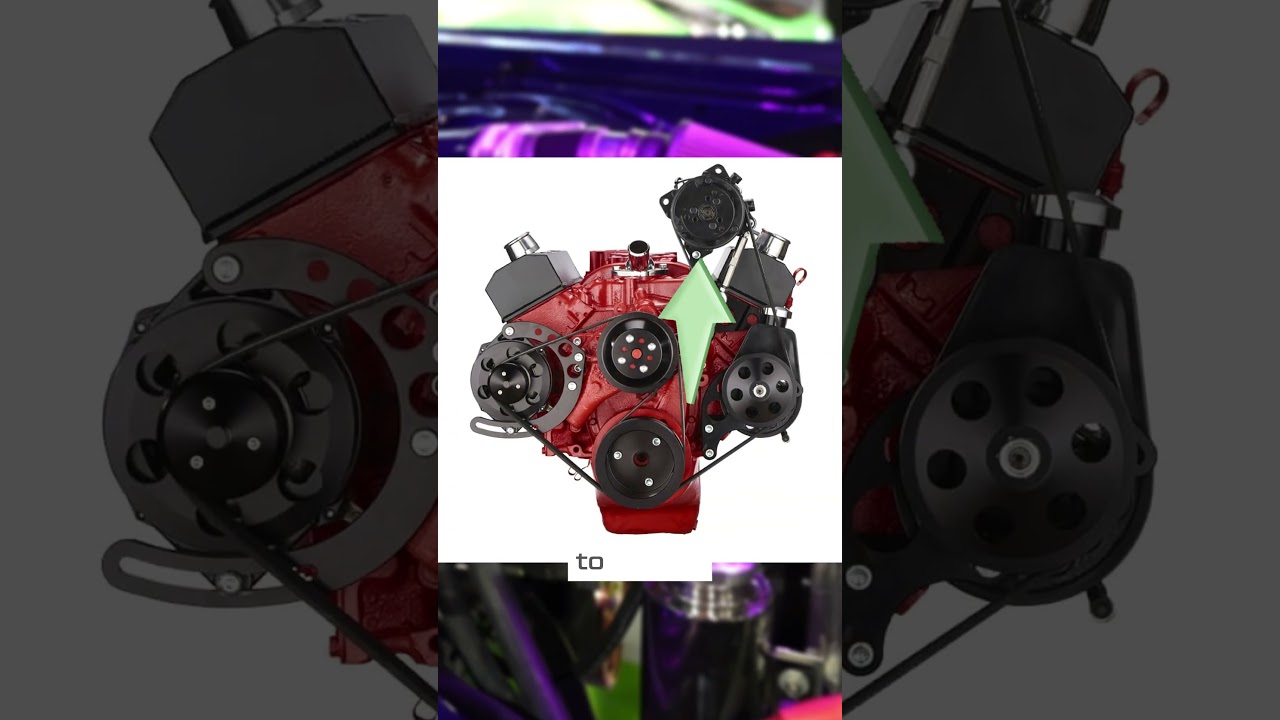 Peanut Style AC Compressor, Black, 8 Rib Clutch | CVF Racing