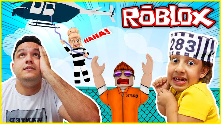 ROBLOX - Escape da PRISAO mais DESAFIADORA do ROBLOX (Escape da prisao) - Família MC Divertida Games