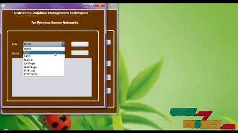 Distributed Database Management Techniques for WSM|First Year Projects 2016