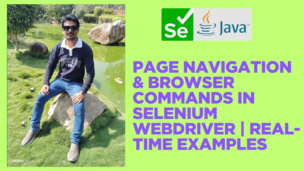 Page Navigation & Browser Commands in Selenium WebDriver | Real-Time Examples