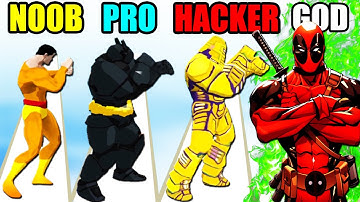 NOOB vs PRO vs HACKER vs GOD in Symbiote Rush (Big update)