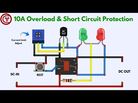 Short circuit overload protection for Battery / Power supply