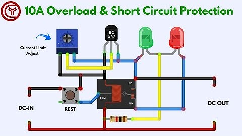 Short circuit overload protection for Battery / Power supply