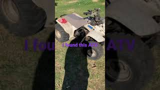 Found A Yamaha Atv 100Cc