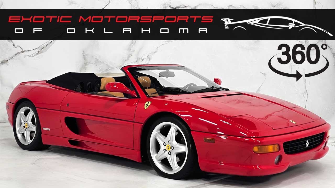 C1775 1997 FERRARI F355 SPIDER - Revving and Driving POV - sounds