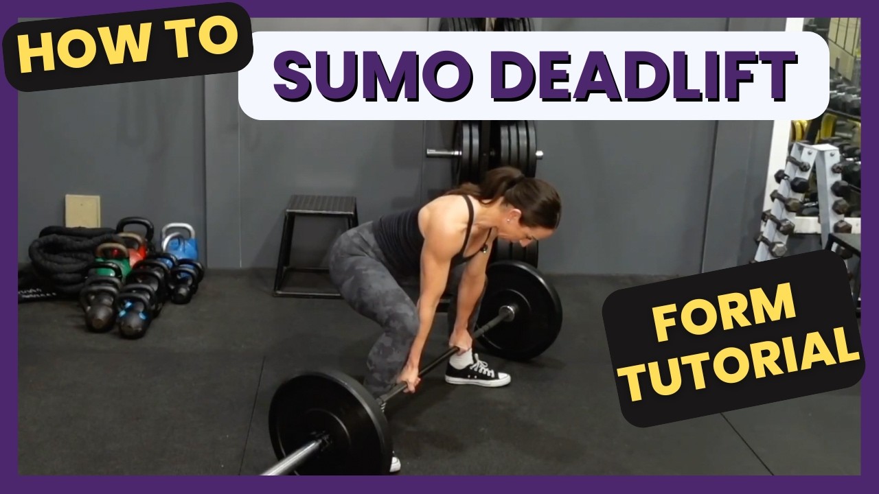 Как выполнять становую тягу в стиле сумо | Техника становой тяги в стиле сумо со штангой