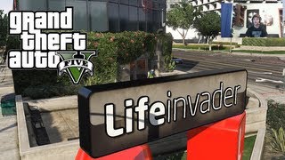 GTA V Part 4 Lifeinvader Live Gameplay w/ Facecam (Grand Theft Auto V Lets Play / Walkthrough)