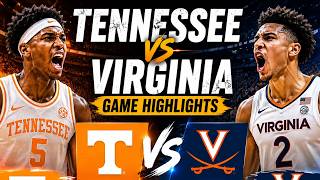 Tennessee vs Virginia Basketball Game Highlights 3 22 26
