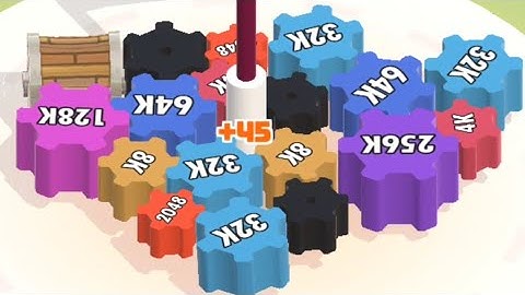 Merge Blocks 3D - 2048 Puzzle New Block! Unlock 512k-1024k - iOS Android Gameplay Walkthrough Part 8