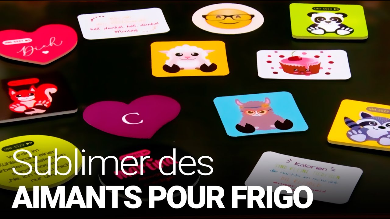 TUTORIEL 15 Personnaliser des aimants de frigo YouTube — free download