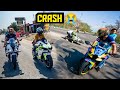 Apni new superbike bmw s1000rr ko ghar laatey waqt h2 ka crash hogaya 