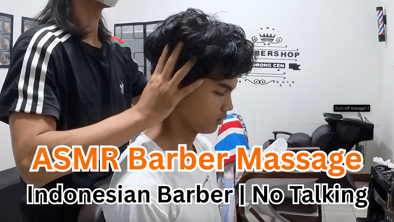 ASMR Head Massage | Real Indonesian Barber Shop Sounds (No Talking)