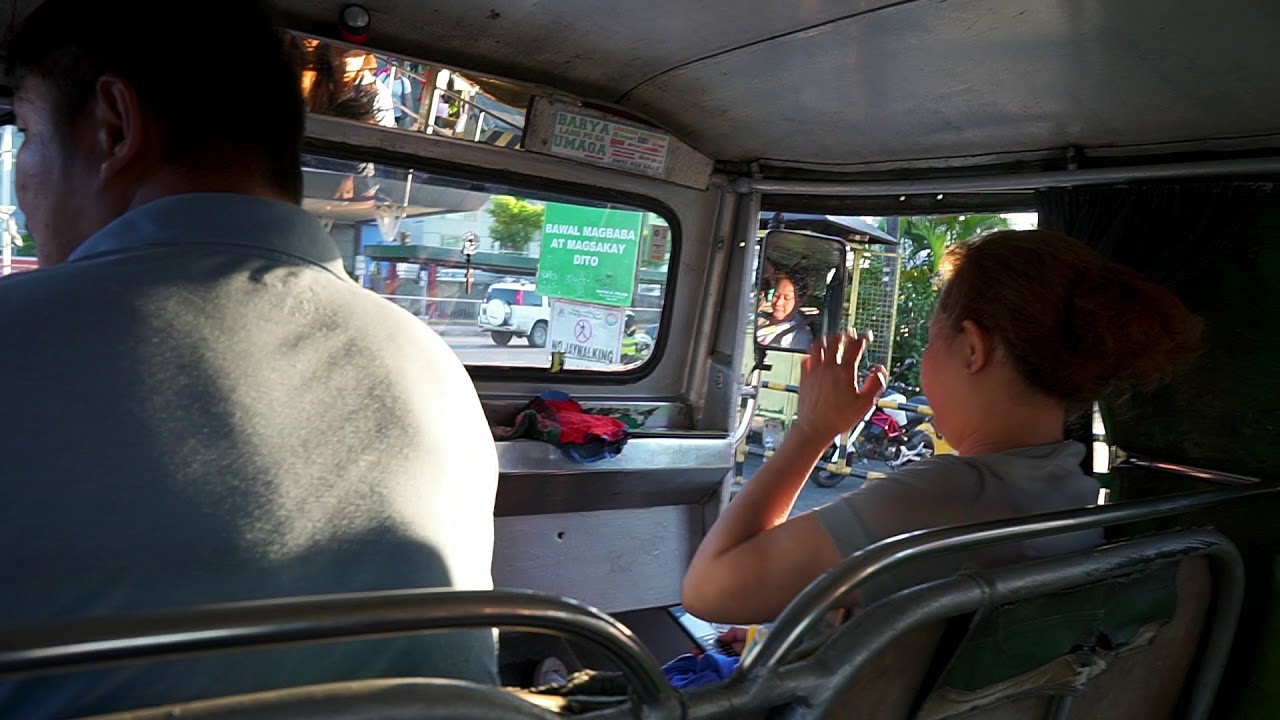 Philippines, jeep ride from Maligaya to Mindanao Avenue MRT Station (under construction)