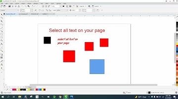 Corel Draw Tips & Tricks Select all your text with just a double click
