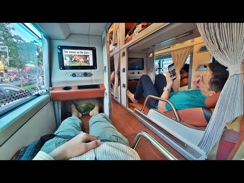 $6 Sleeper Bus in Vietnam - From Can Tho to Ho Chi Minh