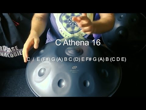 Celestial Sound  C Athena 16 Handpan (Aegean)