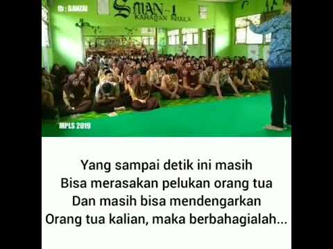 Renungkan lah!!! Sayangin lah orang tua mu selagi masih hidup