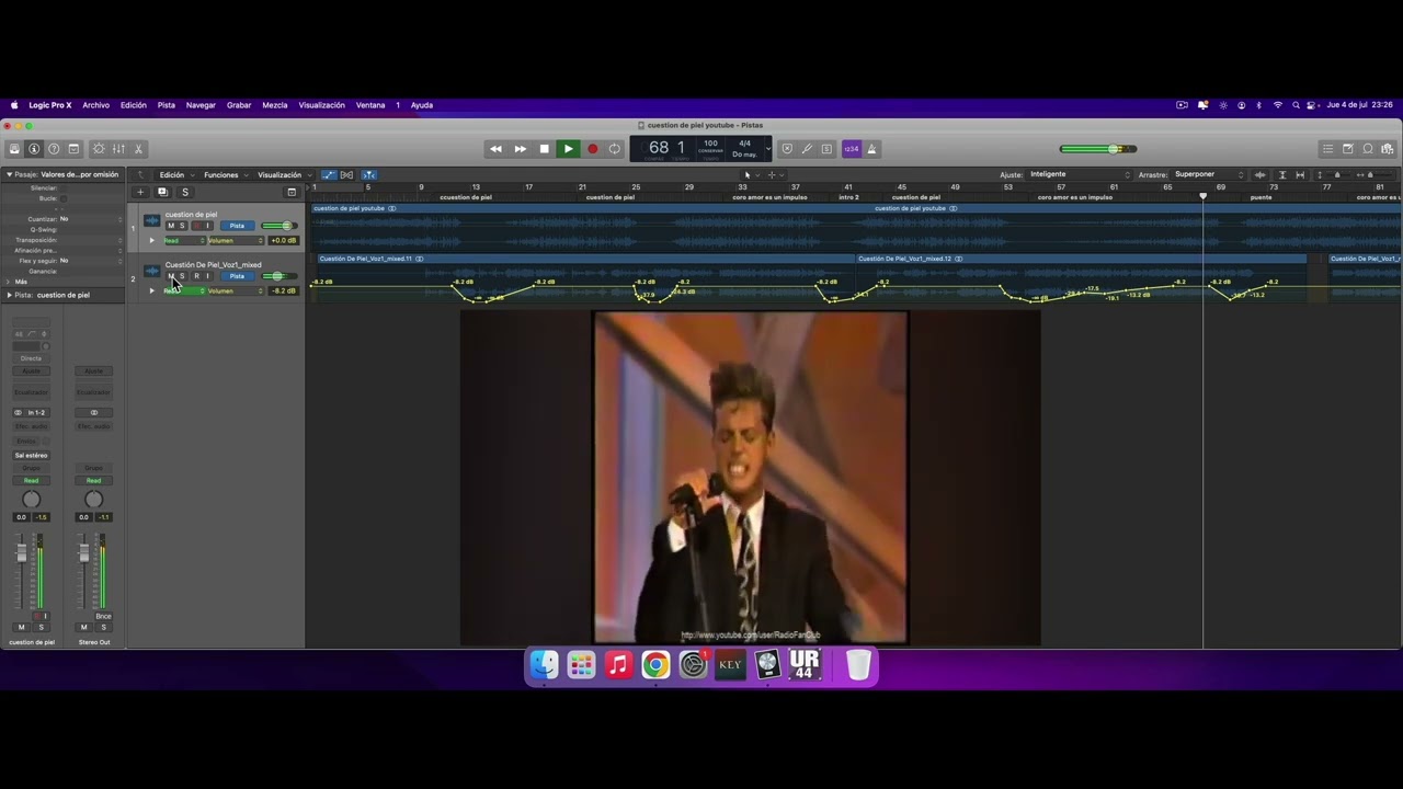cuestion de piel pista profesional luis miguel