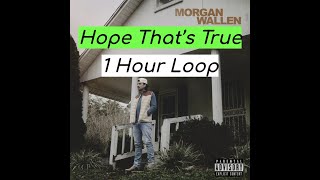 Morgan Wallen - Hope That&#39;s True (1 HOUR)