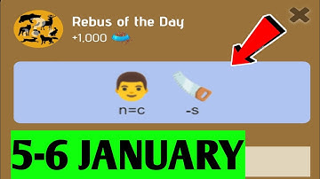 Rebus Of The Day Zoo 5 January | Zoo Rebus Of The Day | 5 January Rebus Zoo