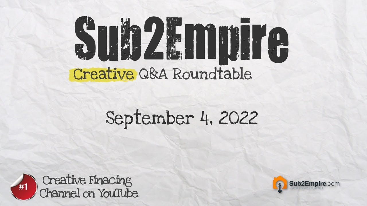 September 4, 2022 - Creative Q&A Roundtable - YouTube