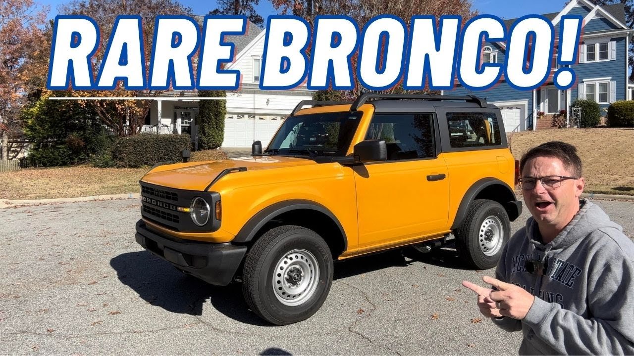 RARE BRONCO 2022 Bronco Base, 2door, 7speed Manual YouTube