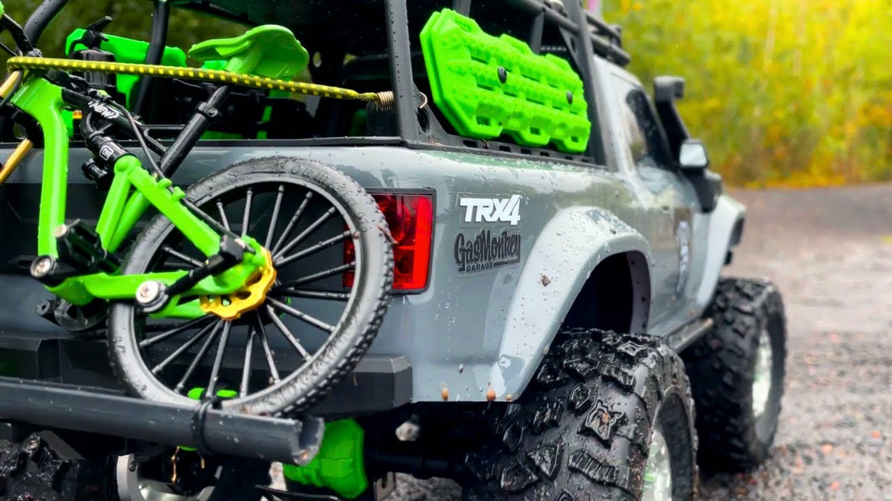 Traxxas TRX4 sport HIGH trail LAUNCH édition - Upgrades rock&roll ☠️💚🐈‍⬛ @GasMonkeyGarage