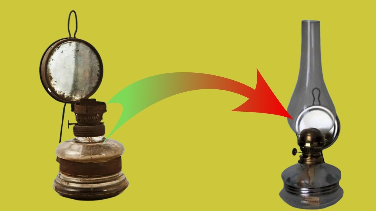 Antika Gaz Lambası Restorasyonu | Antique Gas Lamp Restoration