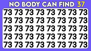 Find the Odd One Out | Test Your Observation Challenge | Number and Letter Vision Edition 