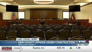 Construction continues at new Bulloch County offices, commission space