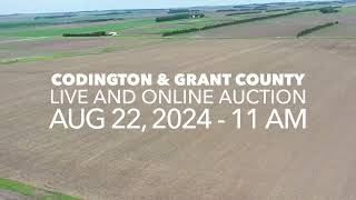 784.93+/- Acres of Codington & Grant County Land Auction