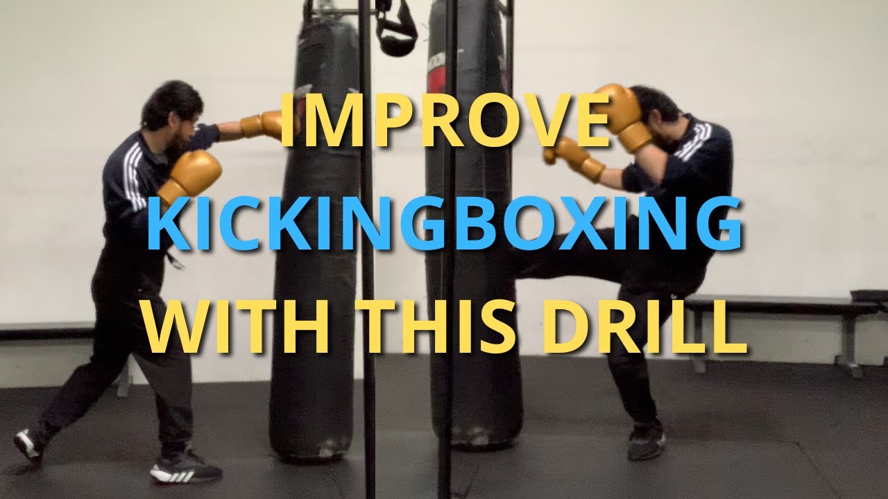 Heavy bag Fundamental Low Kick Drill - YouTube