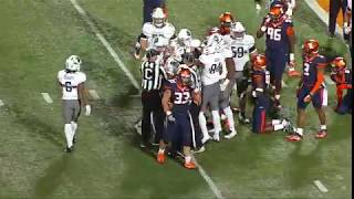 Illinois player ejected for tossing flag at ref