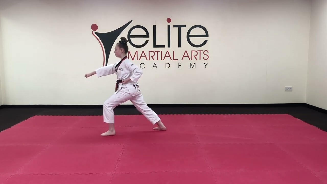 Poomsae 8 Step By Step Back View