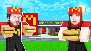 FIQUEI MAIS RICA QUE O JAZZGHOST FAZENDO HAMBURGUER NO MINECRAFT?