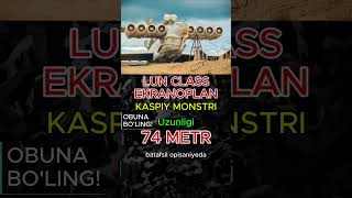 Lun-Class Ekranoplan  #hayratlanarlifaktlar #ekranoplan #military #technology #soviet #army #shorts