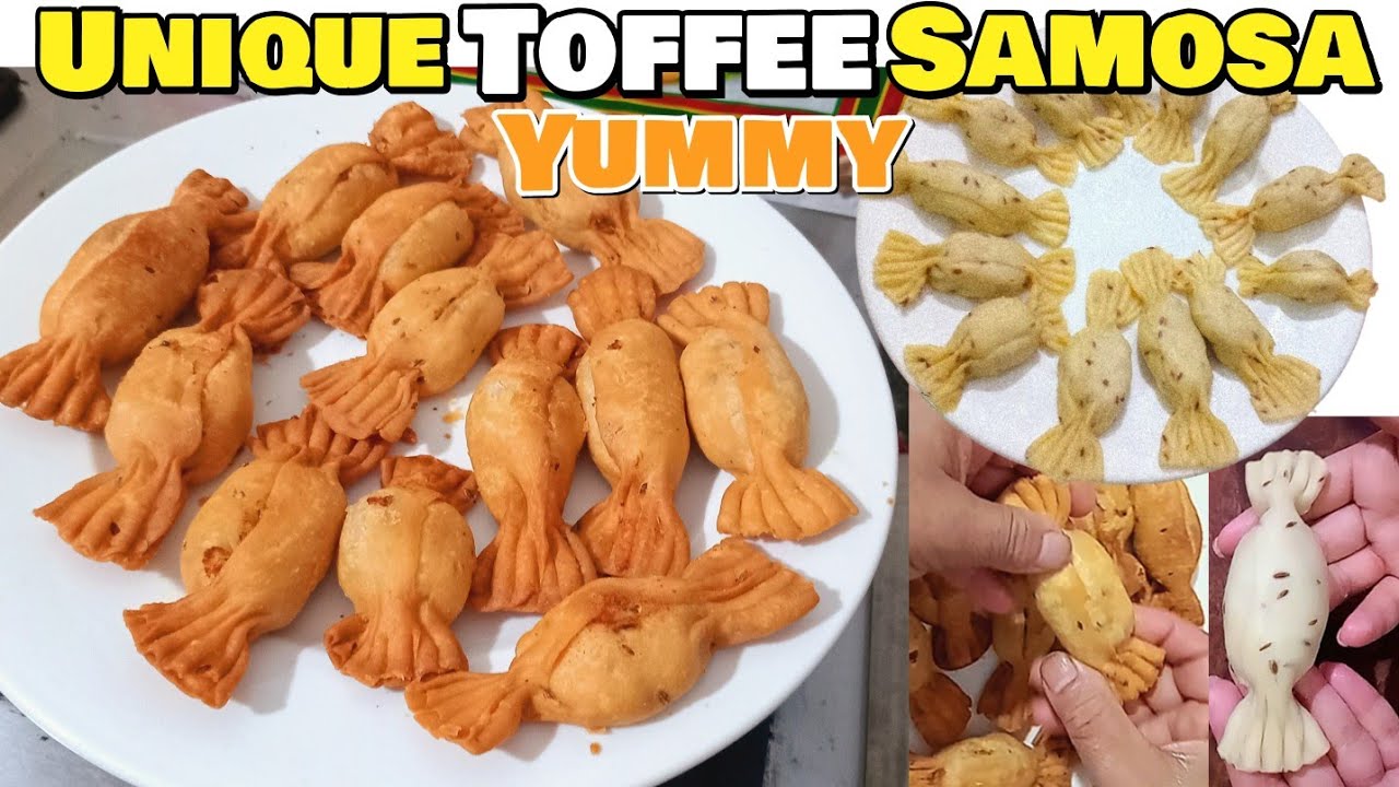 Unique Toffee Samosa | Easy Snack Idea | Delicious | Tea Time Samosa | Homemade | Kitchen with Mom
