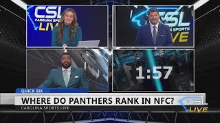 QUICK SIX: Can the Panthers will the NFC South
